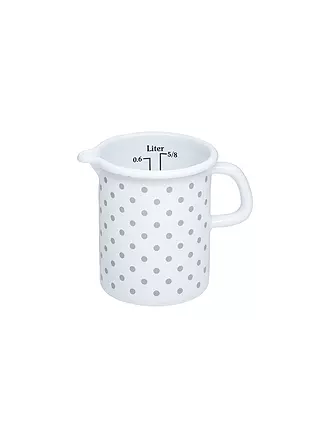 RIESS | Messbecher 9cm / 0,5l Pünktchen Grau | 